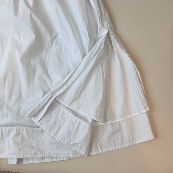 Everlane White Button-Front Mini Skirt - Picture 5 of 12